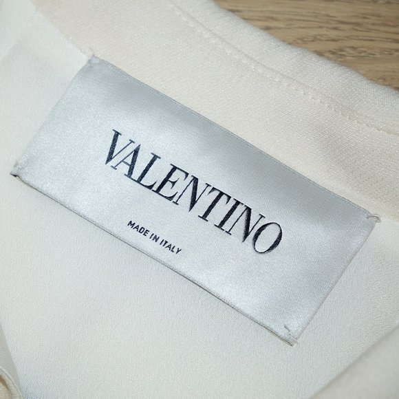 Valentino Button Cape - Ivory - Picture 4 of 4